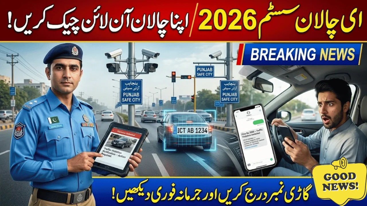 Punjab E-Challan System 2026 How to Check and Pay Traffic Fines Online